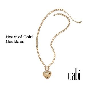 CAbi Heart of Gold pendant necklace
